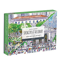 Product Image for Michael Storrings Springtime at the Library Puzzle