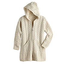 Product Image for Hooded Cardigan with Celtic Knot Zip 